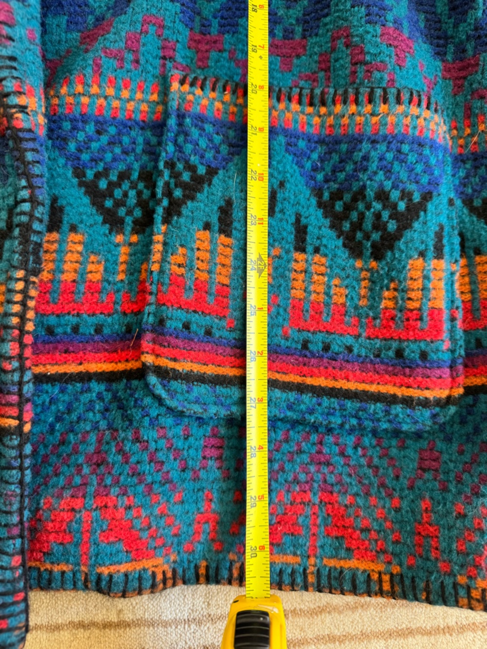Insane Vintage Blanket Jacket - Picture 5 of 6
